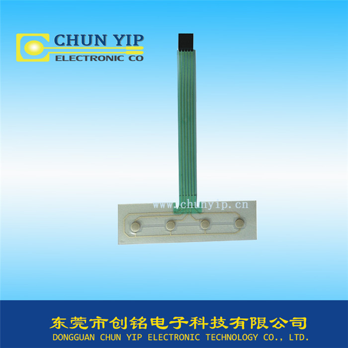 加彈片薄膜開(kāi)關(guān)線(xiàn)路